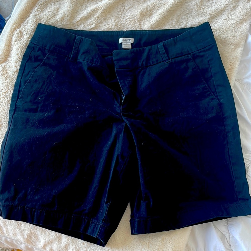 J.crew chino shorts size 12 black perfect condition